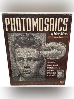 James Dean Photomosaics Jigsaw Puzzle 1000 Pieces New & Sealed